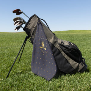 Serviette De Golf Clubs de golf Gold personnalisés
