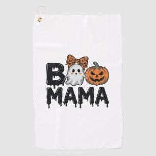 Serviette De Golf Conception de chemise de maman fantôme Halloween c
