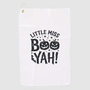 Serviette De Golf Conception de chemise Halloween vintage Little Mis