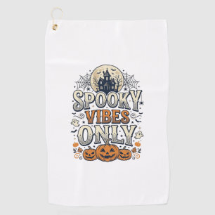 Serviette De Golf Conception de citrouille fantôme Halloween Vibes S