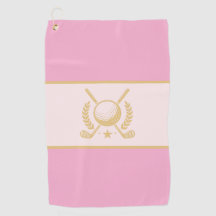 Conception de crête de laurier élégant rose et or