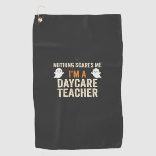 Serviette De Golf Conception de fantôme Halloween pour enseignant en