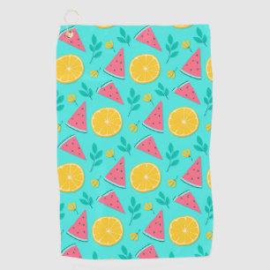 Serviette De Golf Conception de fruits tropicaux