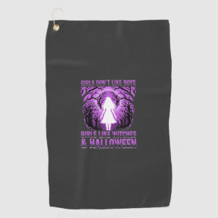 Serviette De Golf Conception de Halloween pour filles comme des sorc