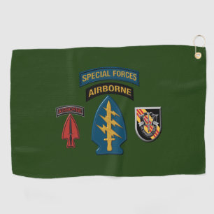 Serviette De Golf Conception de patchs du 5e groupe des forces spéc