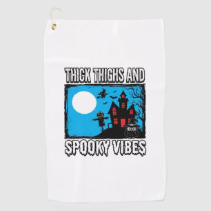 Serviette De Golf Conceptions de chemise Halloween Thick Thighs Spoo