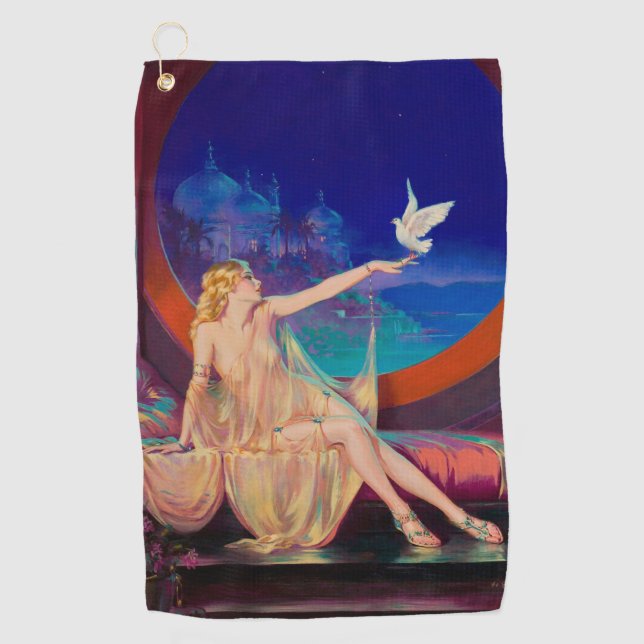 Serviette De Golf Concubine de Sultana le sultan arabe 1925 (Devant)
