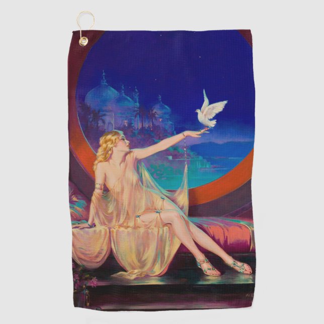 Serviette De Golf Concubine de Sultana le sultan arabe 1925 (Devant)