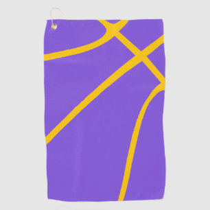 Serviette De Golf Confort de Dunk Violet et Jaune