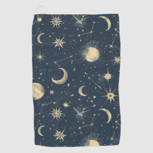 Serviette De Golf Constellation céleste - Nuit étoilée (3)