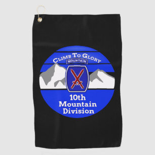 Serviette De Golf Cool 10e division de montagne « Monter à la gloire