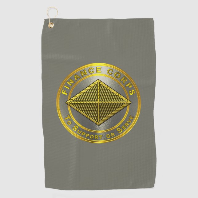 Serviette De Golf Corps financier (Devant)