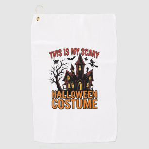 Serviette De Golf Costume Halloween effrayant Maison hantée Vintage