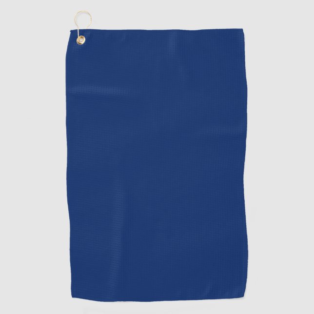 Serviette De Golf Couleur solide bleue royale (Devant)