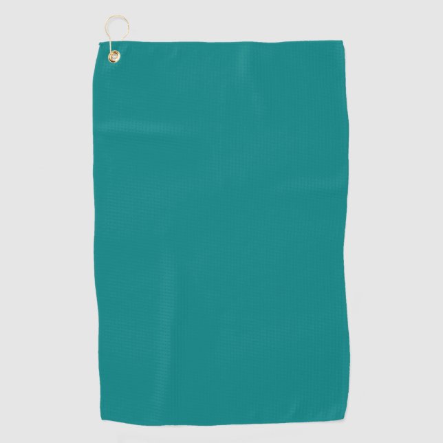 Serviette De Golf Couleur solide turquoise | Classique | Élégant (Devant)