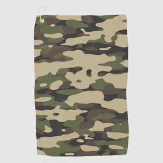 Serviette De Golf Couleurs branchées Camouflage Abstrait Motif