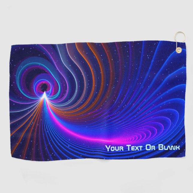 Serviette De Golf Courbure de l'espace (Horizontal)