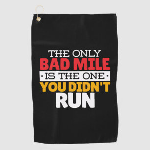 Serviette De Golf Coureur - Drôle Mille Mille À Courir Citation
