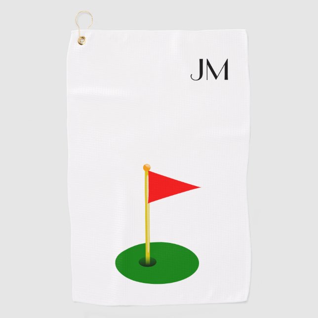 Serviette De Golf Coutume personnalisée (Devant)