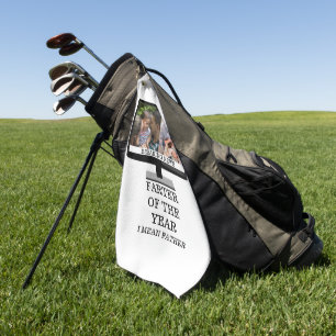 Serviette De Golf Coutume TV plus loin de l'année drôle papa 2 photo