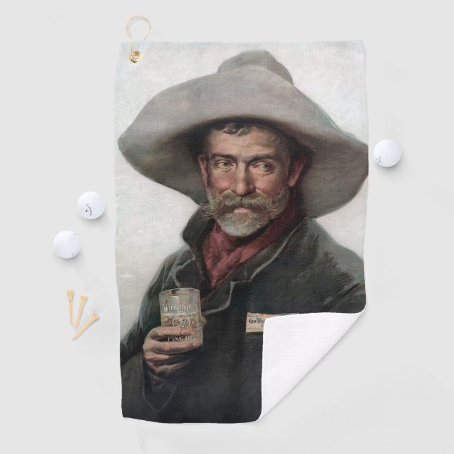Serviette De Golf Cowboy espagnol Ranchero dans le Vieux-Ouest Saloo (En situation)