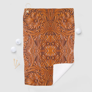 Serviette De Golf Cowboy Rustique pays occidental à outils en cuir i