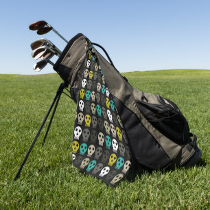 Serviette De Golf crâne génial