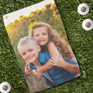 Serviette De Golf Créez votre propre photo