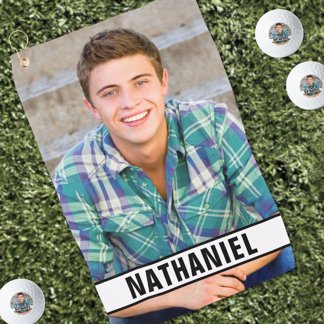 Serviette De Golf Créez votre propre photo (Create your Own Photo Golf Towel)