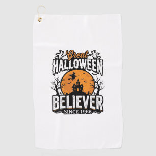 Serviette De Golf Croyant d'Halloween Vintage Depuis 1966 Graphique_