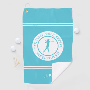 Serviette De Golf Custom Golfer Ladies Fun Pro Sports élégant