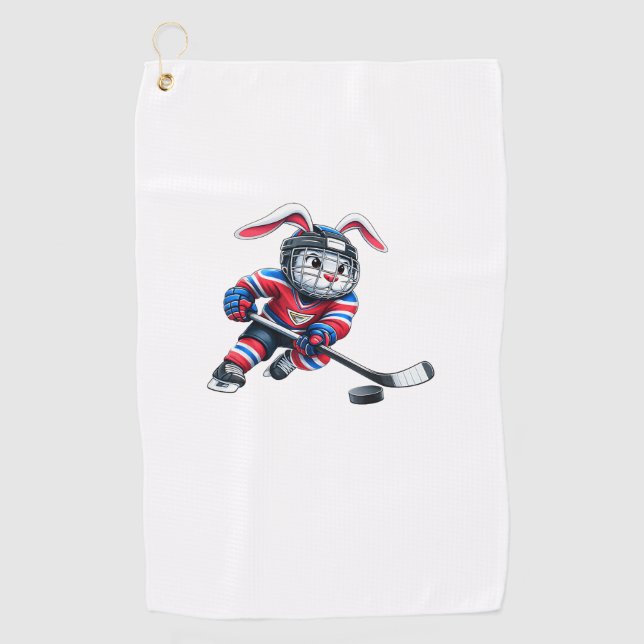 Serviette De Golf Cute Rabbit Boys Kids Men T-Shirt (Devant)