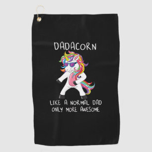 Serviette De Golf Dadacorn Comme Un Papa Seulement Plus Fantastique 