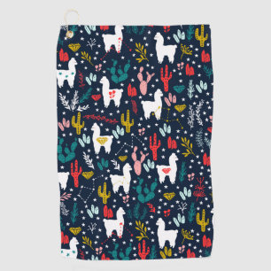 Serviette de golf d'alpaga
