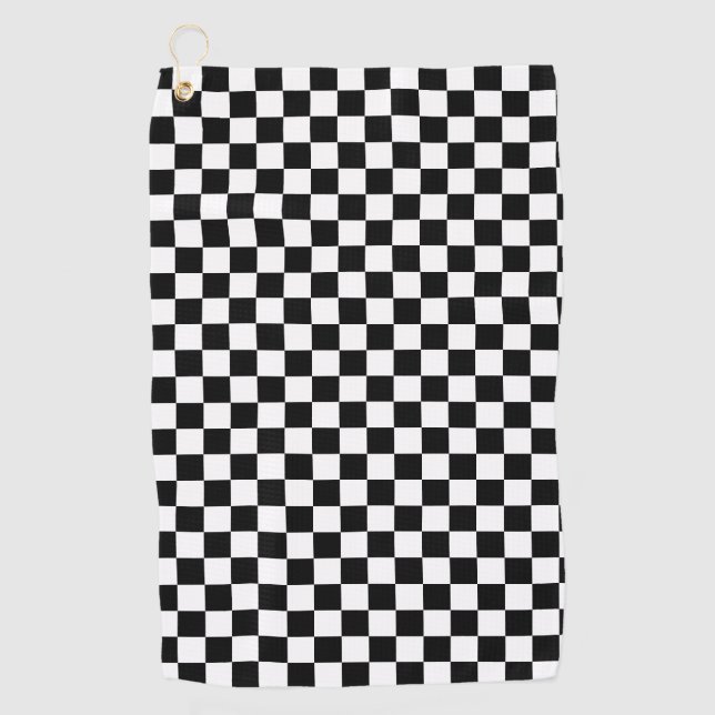 Serviette De Golf Damier (Devant)