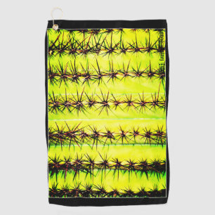 Serviette de golf de cactus de Saguaro
