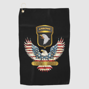 Serviette de golf de la 101e division aéroportée