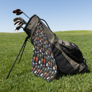 Serviette de golf de la fête d'Halloween