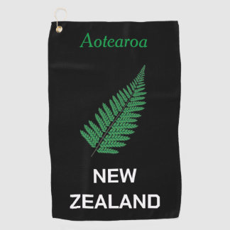serviette de golf de la Nouvelle-Zélande