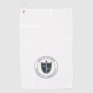 Serviette de golf de l'Académie Arma Dei