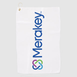 Serviette de golf de logo de Merakey