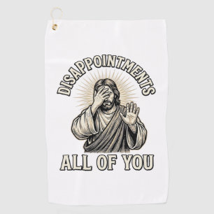 Serviette De Golf Déceptions drôles Vous tous Gravure vintage