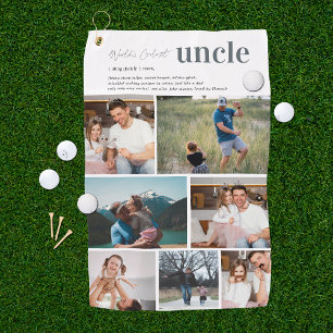 Serviette De Golf Définition de l'oncle   7 Photo personnalisée
