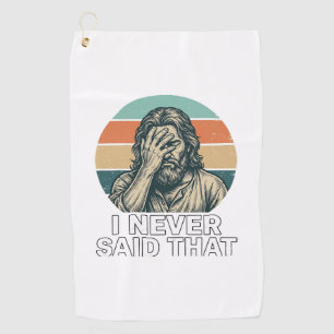 Serviette De Golf Design de citation de gravure vintage Funny Facepa