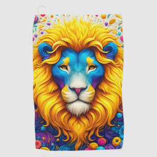 Serviette De Golf Design Lion