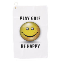 Design minimaliste élégant et heureux Golfer