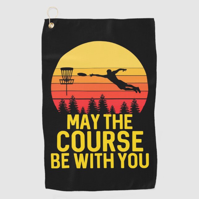 Serviette De Golf Disc Golf With You (Devant)