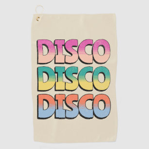 Serviette De Golf Disco Music