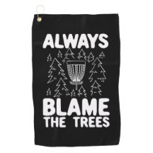 Disk Golf Toujours Blâmer Les Arbres