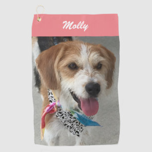 Serviette De Golf do-it-yourself photo pour animaux de compagnie ou 